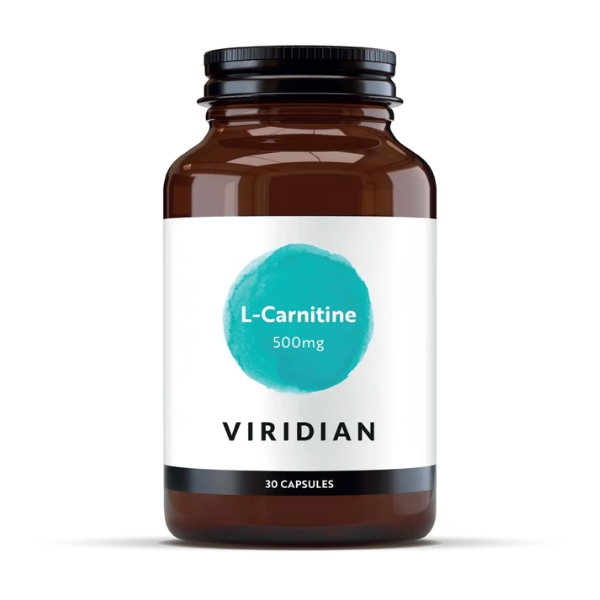 viridian-l-kaarnitin-500mg Viridian L-Karnitin, 30 kapsul