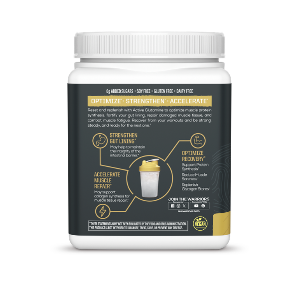 Sunwarrior Active glutamin, 500 g