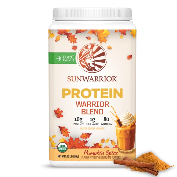 sunwarrior-warrior-blend-proteini-pumpkin-spice-750g Sunwarrior Warrior Blend rastlinski proteini - Pumpkin spice, 750 g