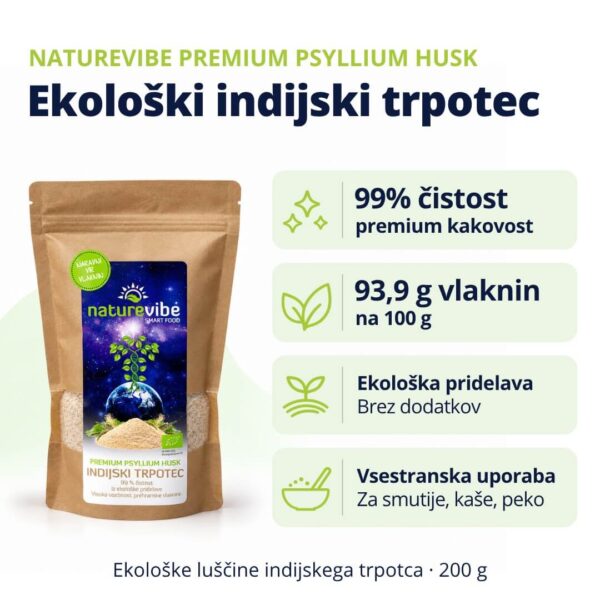 NatureVibe Premium Psyllium Husk Prednosti NatureVibe Premium Psyllium Husk Prednosti
