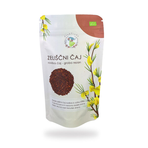 drobtinka-caj-rooibus-long-cut drobTinka Ekološki zeliščni čaj Rooibos Long Cut, 50 g