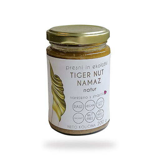 drobtinka-zemeljski-mandelj-tigernut-namaz_natur drobTinka Ekološki namaz iz zemeljskih mandljev - natur, 200 g