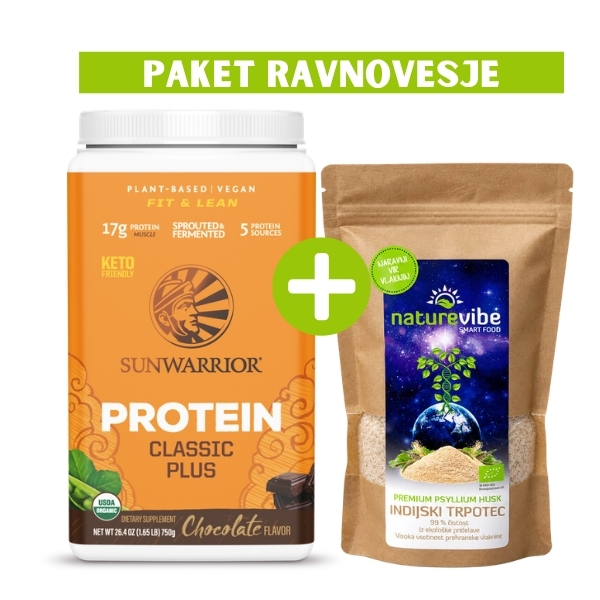 paket-ravnovesje-naturevibe-trpotec-sunwarrior-classic-plus Paket RAVNOVESJE - Sunwarrior proteini in NatureVibe Indijski trpotec